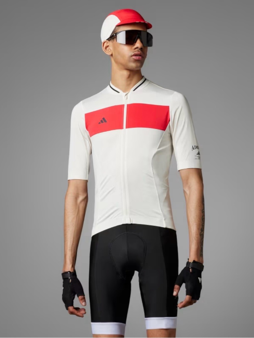 NEW | ADIDAS HERITAGE TEMPO 3-STRIPES CYCLING JERSEY | SMALL